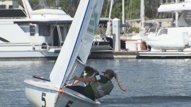 USF sailor quickly soaks up new sport