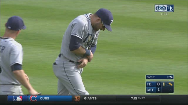 Rays lose 5-4 in Detroit; Kiermaier leaves game with broken hand