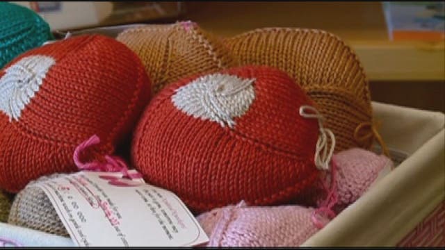 Women knit prosthesis for breast cancer survivors