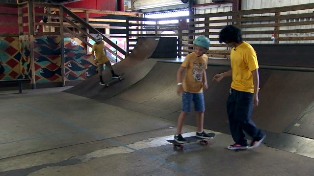Spend the summer learning to skate -- and fall