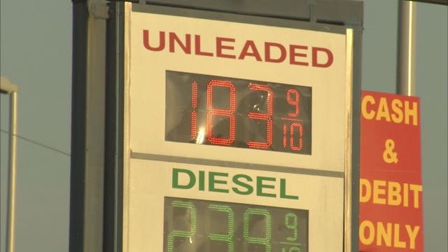 Gas prices fall to lowest mark in 100 days