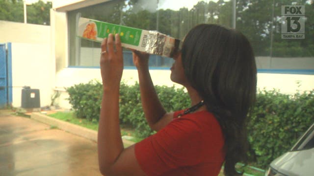 No glasses? Build your own eclipse-viewing box