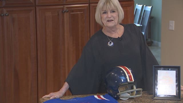 Pat Palinkas, first female football player, calls Clearwater home