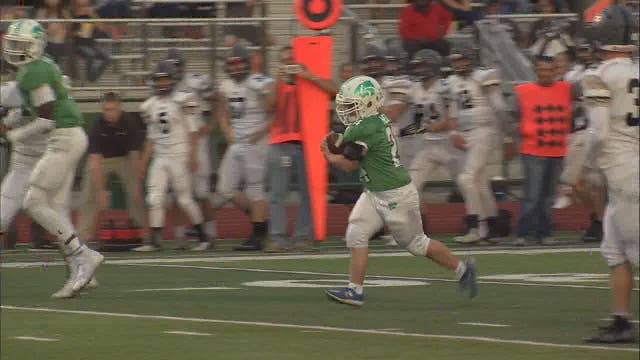 High school football water boy with Down Syndrome scores TD for terminally ill mother