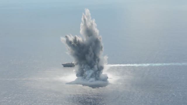 WATCH: Navy's earthquake-inducing underwater blasts