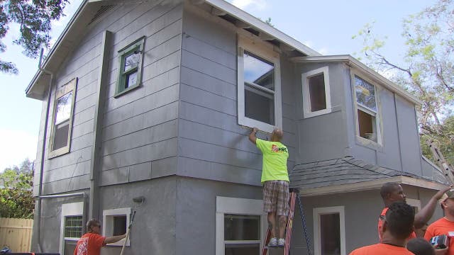 Veteran gets home renovation, new roof after Irma