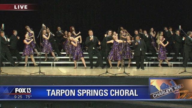 A morning with the Tarpon Springs High School Choral Department