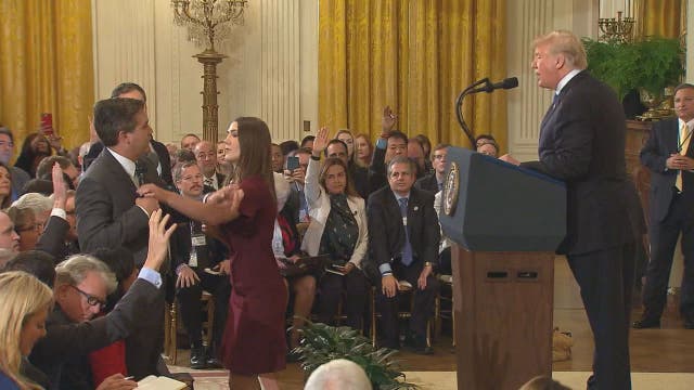 White House suspends CNN reporter Jim Acosta's press pass