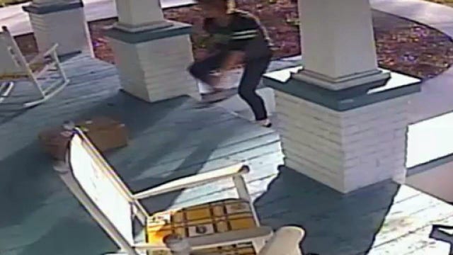 Video shows woman stealing package from Lakeland porch
