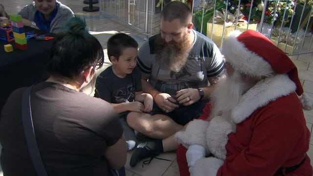'Sensory Santa' brings out the smiles