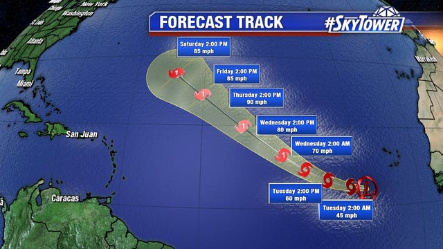 Tropical Storm Gaston forms
