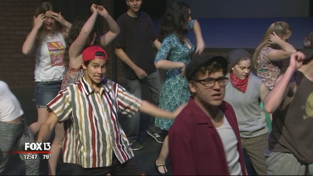 Tampa Prep students ready for "In The Heights" production