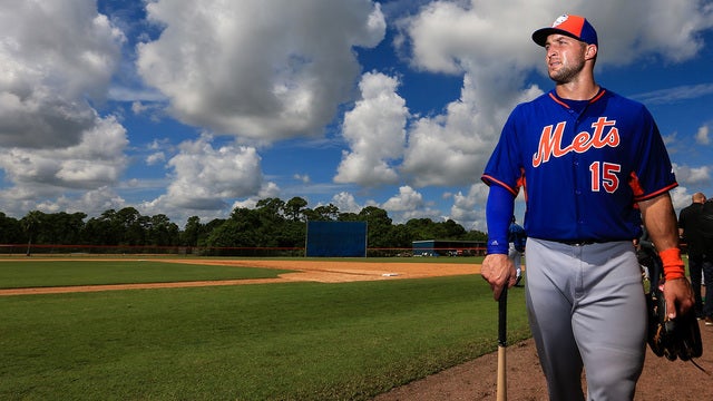 Tim Tebow will be at spring training with Mets again