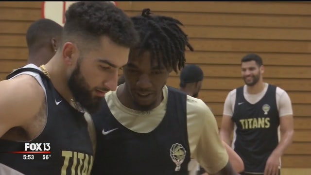 Pro basketball tips off in Tampa