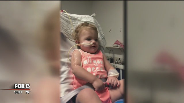 Toddler temporarily paralyzed by rare disorder during vacation in Clearwater Beach
