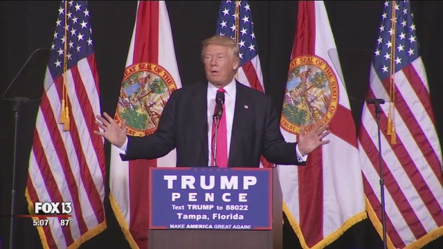 Trump holds rally at fairgrounds