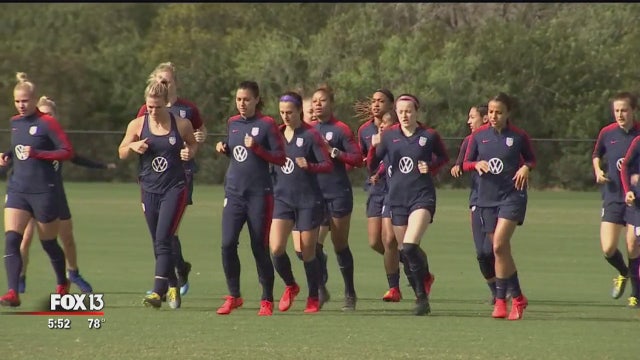 U.S. Women's National Soccer Team makes Tampa its home turf