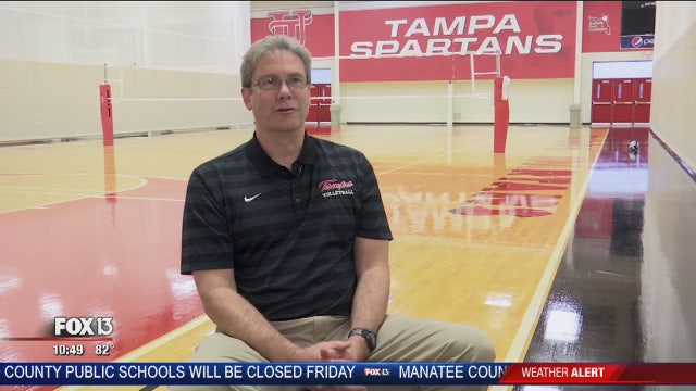 Unversity of Tampa volleyball coach eyes 1,000 wins
