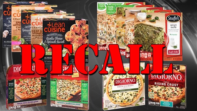 DiGiorno, Stouffer's, Lean Cuisine products recalled