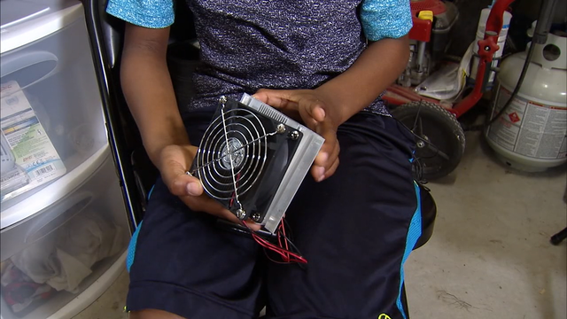 10-year-old McKinney boy creates fan to help prevent hot car deaths