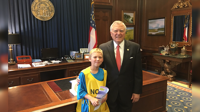 Boy walks 4,000 miles to help cure diabetes