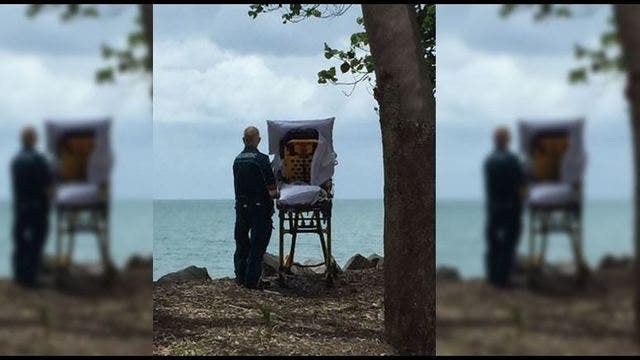 Paramedics grant patient's last wish: one final beach day