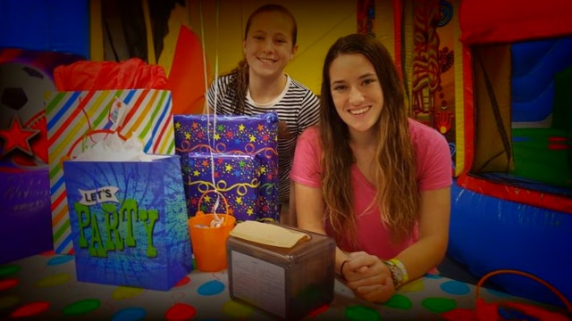 Sisters throw birthday parties for teens struggling with homelessness