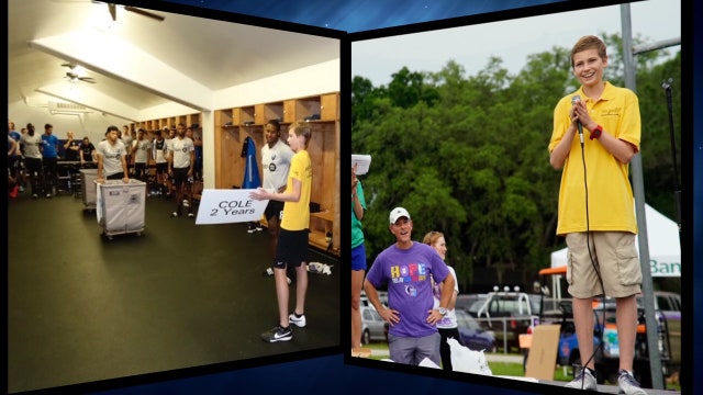 Brain cancer survivor raises $1M for pediatric cancer research