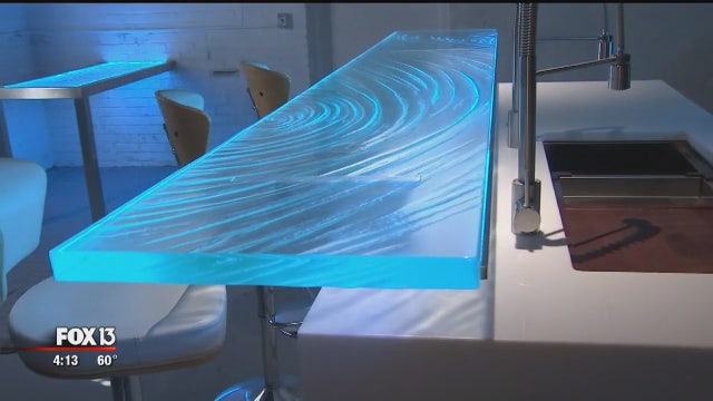 Made in Tampa Bay: Textured glass surfaces transform spaces
