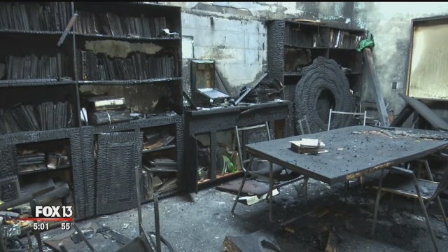 Fire destroys sanctuary of 3 congregations, day care in Tampa