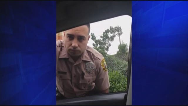 Woman who pulled cop over faces backlash