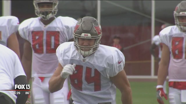 Work ethic unmatched for Bucs' top tight ends