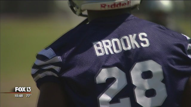 Younger Brooks plans to make his own way -- on the field and in school
