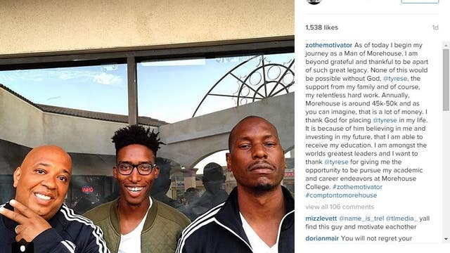 Tyrese Helps Send Compton Teen to College in Atlanta