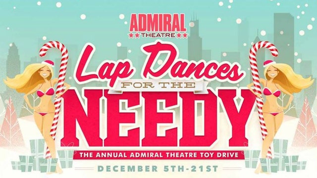 Chicago strip club offers free lap dances for toy donations