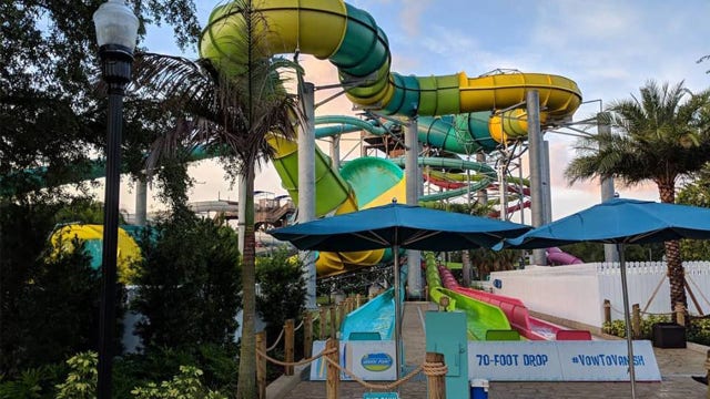 Cool off under the hot Florida sun at Adventure Island