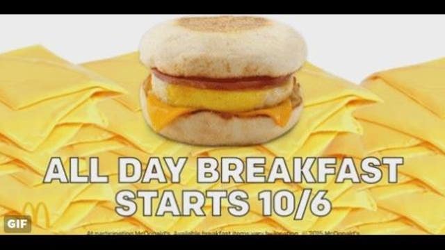 McDonald's to start serving all-day breakfast nationwide on Oct. 6