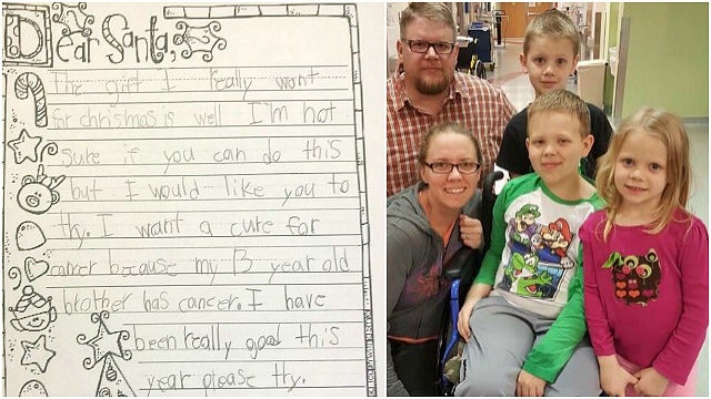 Georgia girl writes heartbreaking letter to Santa