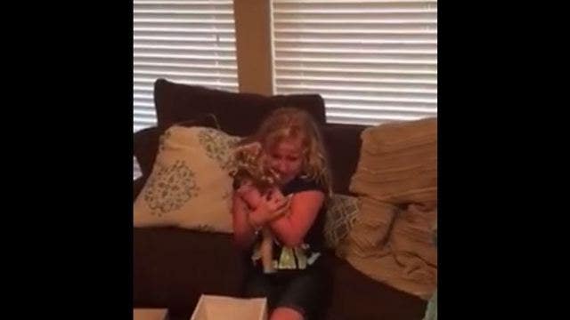 WATCH: Young girl surprised with American Girl with prosthetic leg