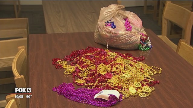 Did you collect too many Gasparilla beads? Recycle them!