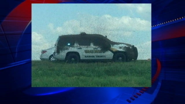 Bees escape when truck crashes in Oklahoma