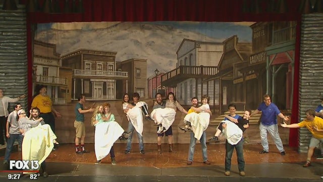 Charley visits Broadway Comes to Camp