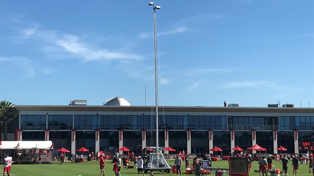At camp, Bucs' eyes in the sky go high-tech