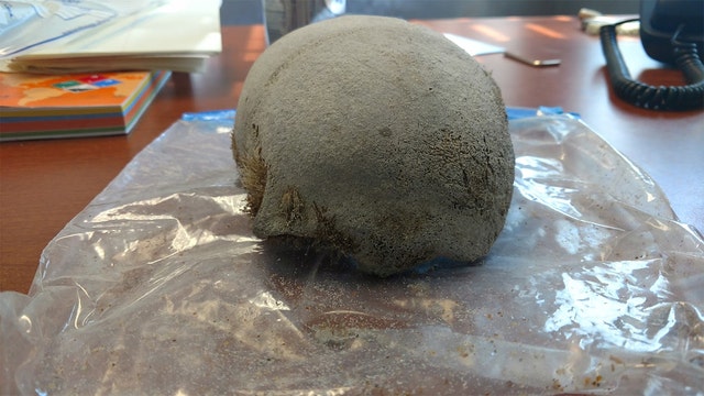 Skull fragment found on beach 'hundreds of years old'