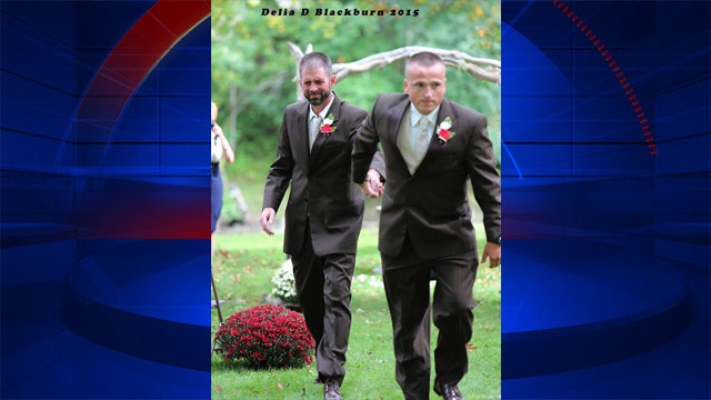 Bride's father stops wedding so stepdad can walk her down the aisle, too