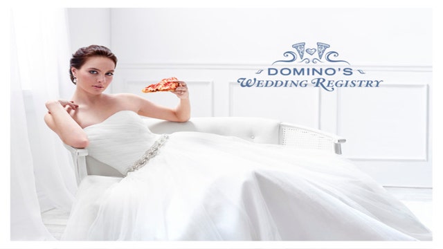 Domino's introduces pizza wedding registry