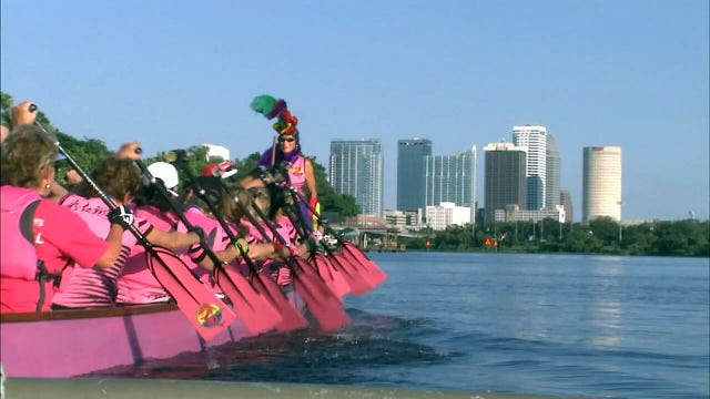 Pink Dragon Ladies navigate the rough waters of breast cancer treatment