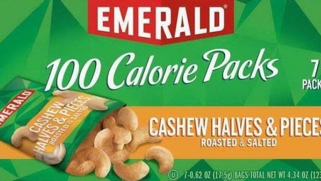 Emerald issues cashew recall due to glass pieces found in packages