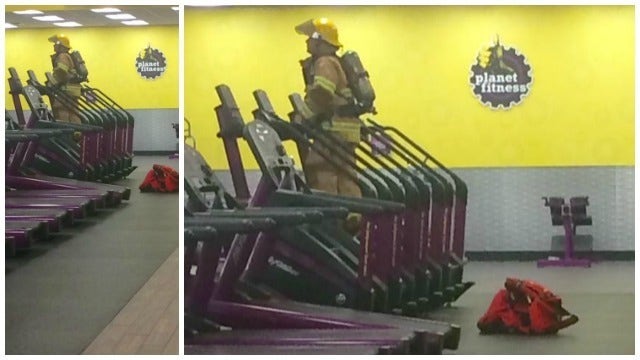 Tenn. firefighter climbs stair machine to honor 9/11 victims