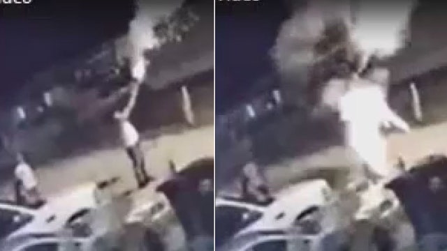 Video shows firework exploding in Lakeland man's hand
